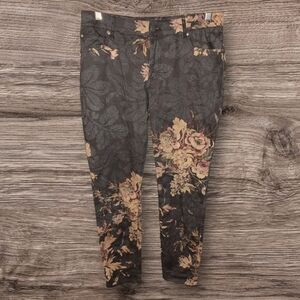 Peruvian Connection Floral Patterned Women's Jeans